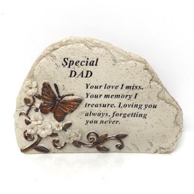 Dad Butterfly Plaque 14cm