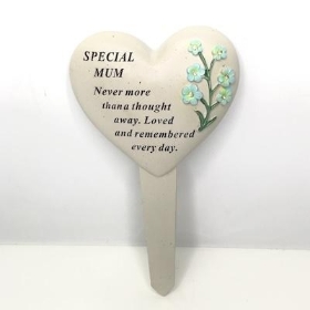 Mum Forget Me Not Stake 23cm
