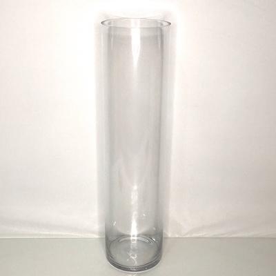 Clear Glass Cylinder Vase 60cm