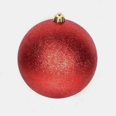 Red Glitter Bauble 20cm