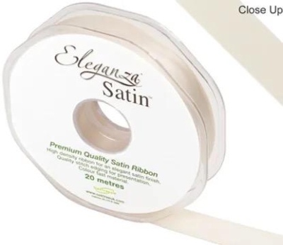 Cream Satin Ribbon 15mm 