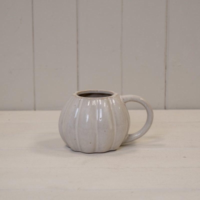 White Pumpkin Mug 9cm