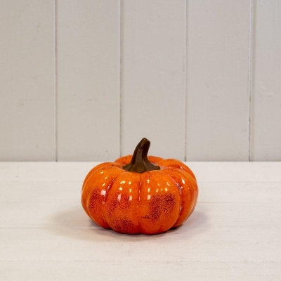 Orange Medium Vintage Pumpkin 8cm