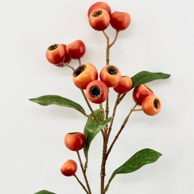 Orange Berry Spray 63cm