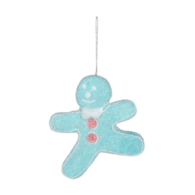 Turquoise Gingerbread Man 12cm