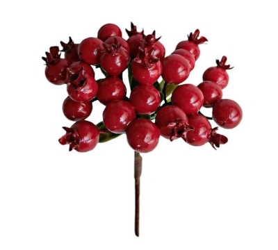 Red Berry Bunch 20cm