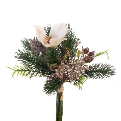 White Helebore & Pine Bundle 20cm