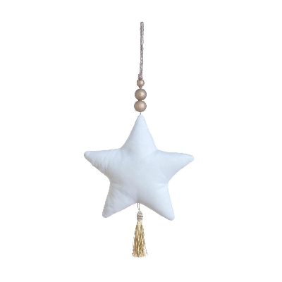 White Velvet Star 22cm