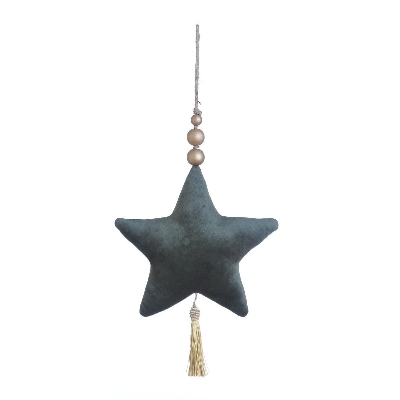 Green Velvet Star 22cm