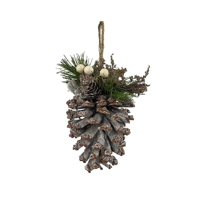Rose Pinecone Hanger 14cm