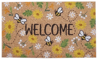Bumblebee Welcome Doormat 45cm