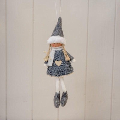 Fabric Doll Dangly Legs 20cm