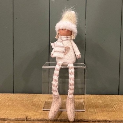 Fabric Doll Dangly Legs 20cm