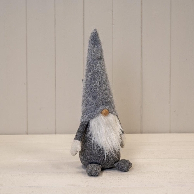 Tall Grey Wool Gonk 30cm