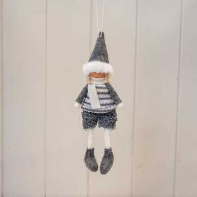 Fabric Doll Dangly Legs 20cm