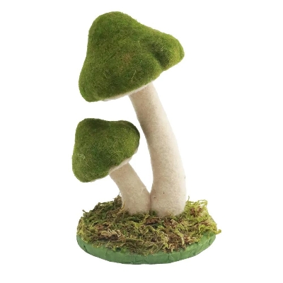 Green Duo Mushroom 17cm