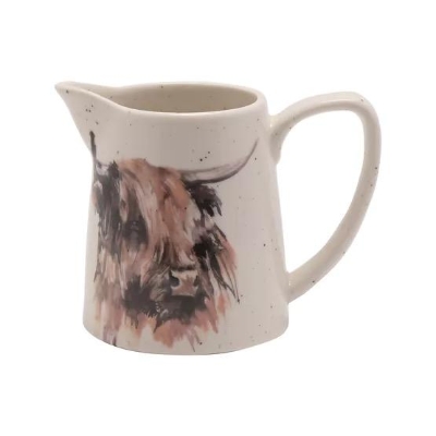 Highland Cow Ceramic Jug 10cm