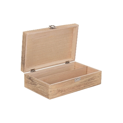 Two Bottle Wooden Box 11cm