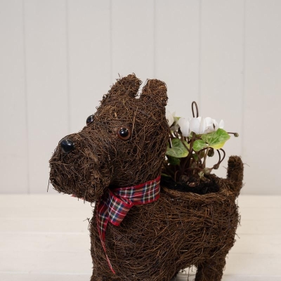 Scottie Dog Planter 27cm