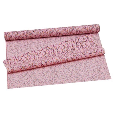 Mini Flower On Pink Tissue 50cm