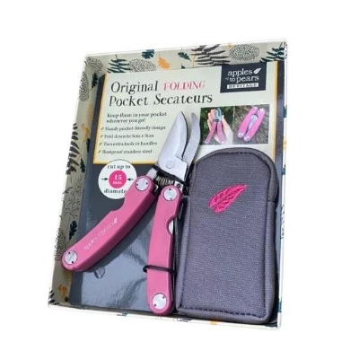 Cerise Pocket Secateurs 20cm