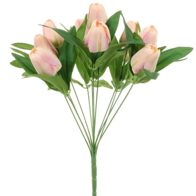 Pale Pink Tulip Bush 40cm