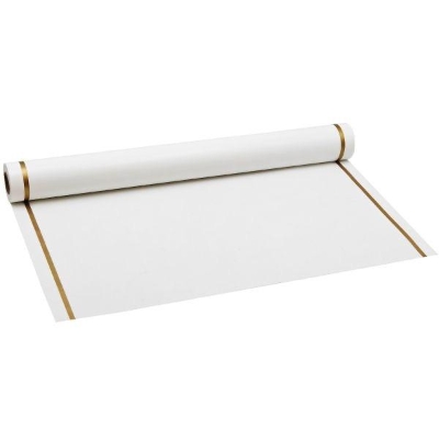 White & Gold Border Cello 80m