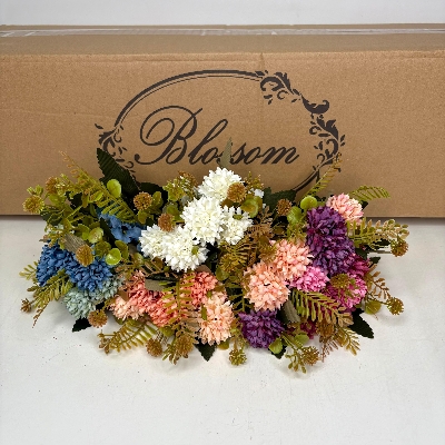 48 x Mini Mum & Hydrangea Bush 25cm