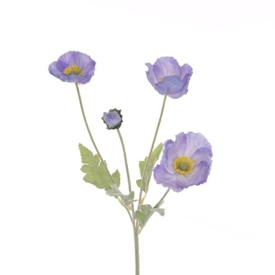 Lilac Fresh Touch Poppy 63cm