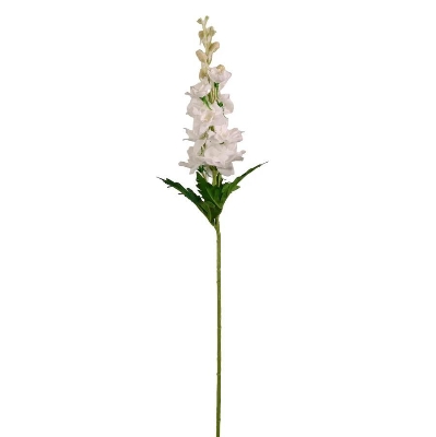 Ivory Delphinium Real Touch 72cm