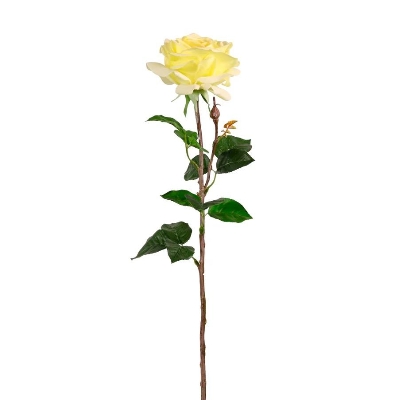 Yellow Rose Real Touch 70cm