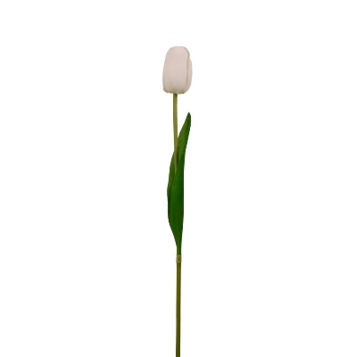 Ivory Tulip Real Touch 48cm