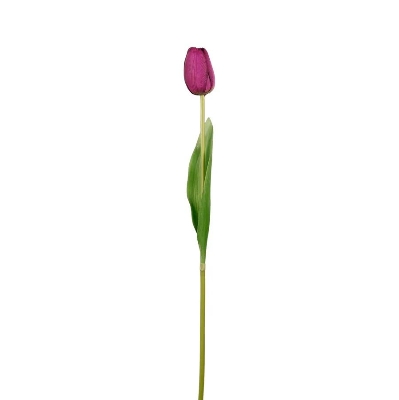 Purple Tulip Real Touch 48cm