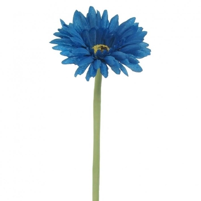 Blue Gerbera 56cm