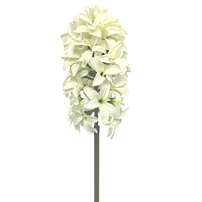 White Hyacinth Bundle 40cm