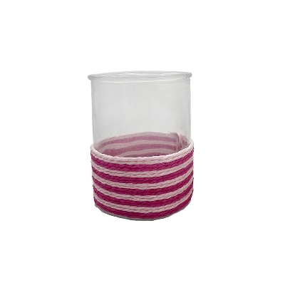Pink Rope Vase 17cm