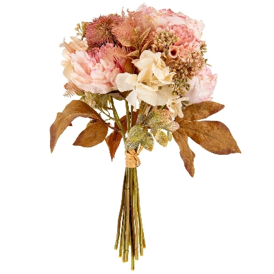 Dry Pink Mixed Bouquet 38cm