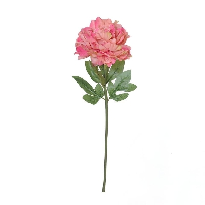 Orange Peony 75cm