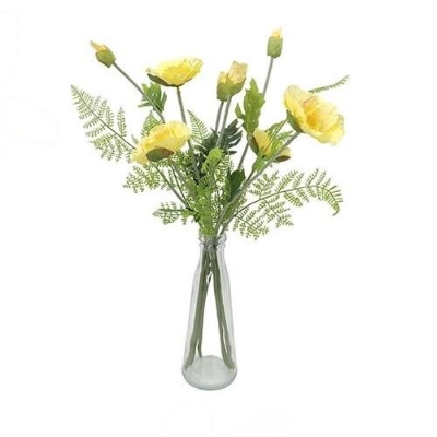 Yellow Floral Fantasy Vase 50cm
