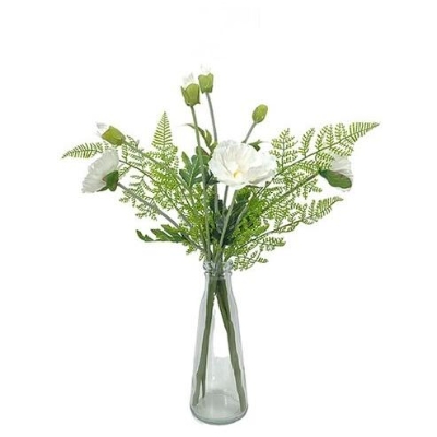 White Floral Fantasy Vase 50cm