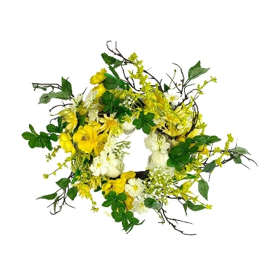 Yellow Spring Vibes Wreath 30cm