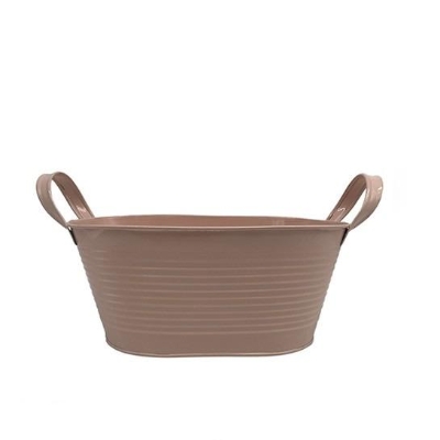 Pink Cella Zinc Planter 25cm