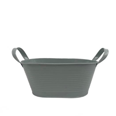 Blue Cella Zinc Planter 25cm