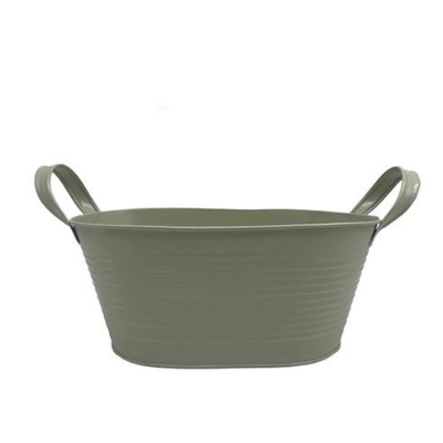 Green Cella Zinc Planter 25cm