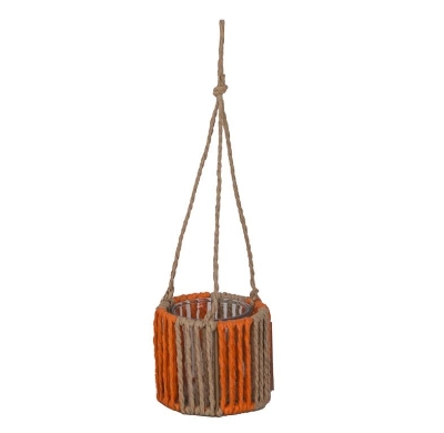 Orange Rope Lantern 37cm