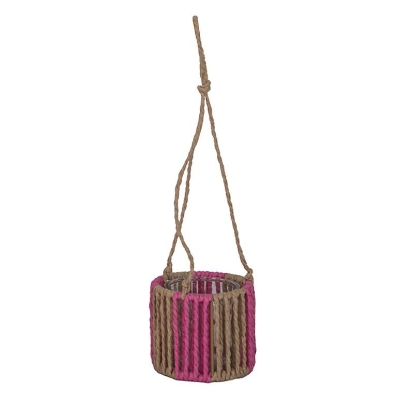 Fuchsia Rope Lantern 37cm