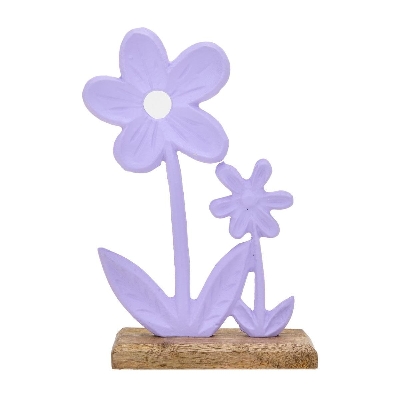Lilac Deco Flower 21cm