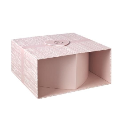 Pink Oxford Heart Box 11cm