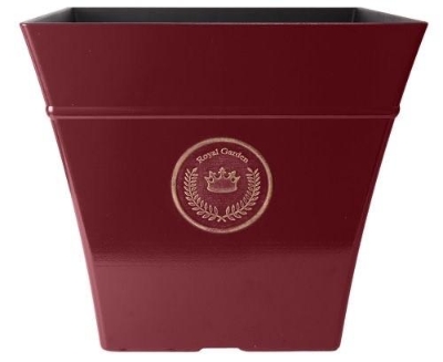 Burgundy Square Regency Planter 41cm
