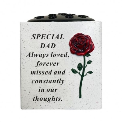 Dad Red Rose Pot 13cm